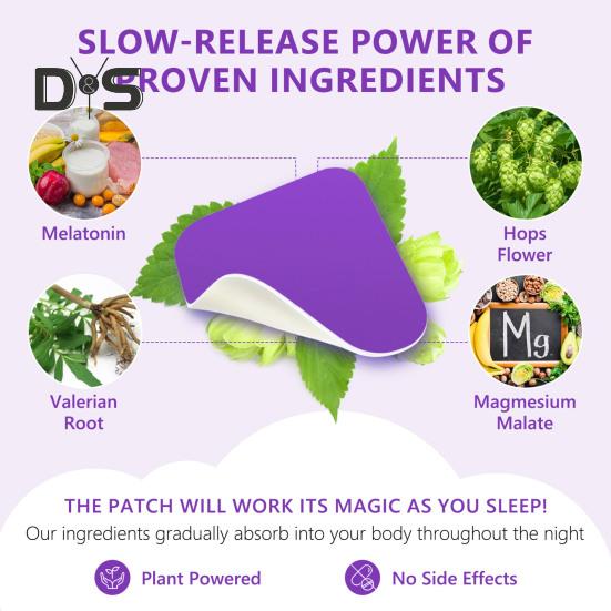 30/60 шт. пластыри для сна натуральные растения быстродействующие снотворные пластыри портативные дорожные для мужчин и женщин снятие усталости тела наклейки для глубокого сна