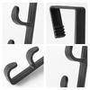Wall-mounted Door Hanger Hooks 5 Hooks Hanging Rack New Door Hooks  for Clothes Bag Caps Purse