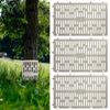 6 Pcs Tree Trunk Guards Reusable Trunk Protector Easy Assembly Tree Bark Guard Wrap for Protecting Trees from Animals Lawn Mowers
