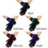 Halloween Autumn Winter Female Full Finger Velvet Full Finger Gloves Warm Gloves Mittens