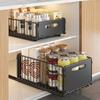 Kitchen Storage Rack Pull Out Cabinet Organizer Slide Drawer Storage Tray Seasoning Bottle Spice Storage Rack Kitchen Organizer