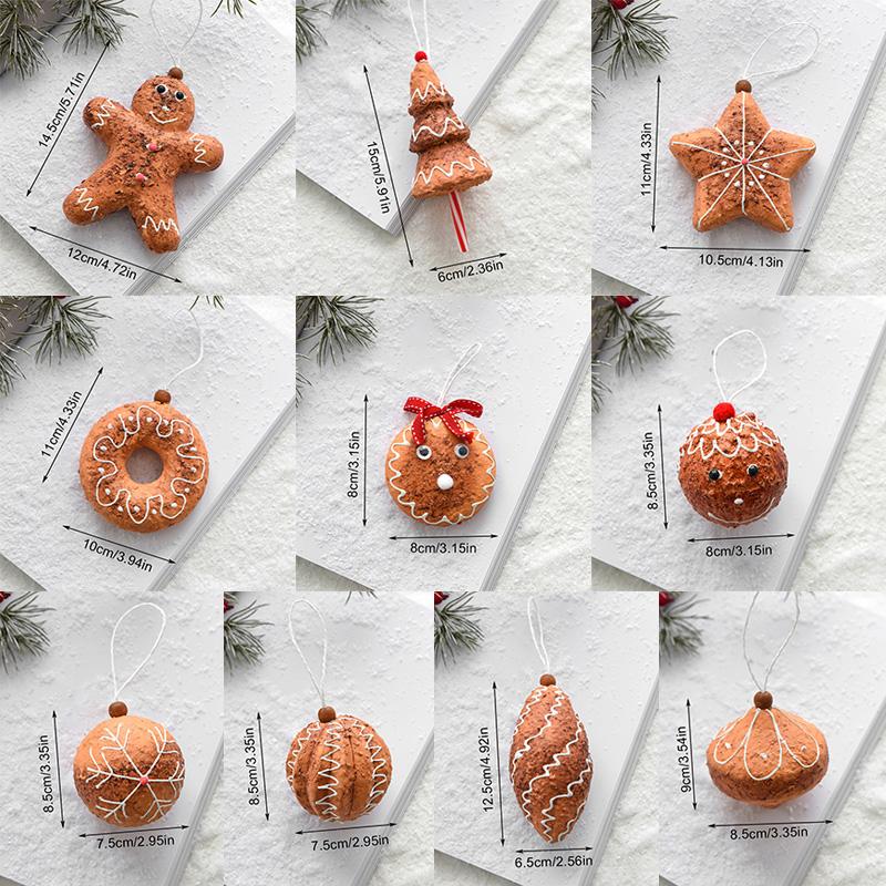Christmas Biscuit Pendant Christmas Scene Decoration Christmas Supplies