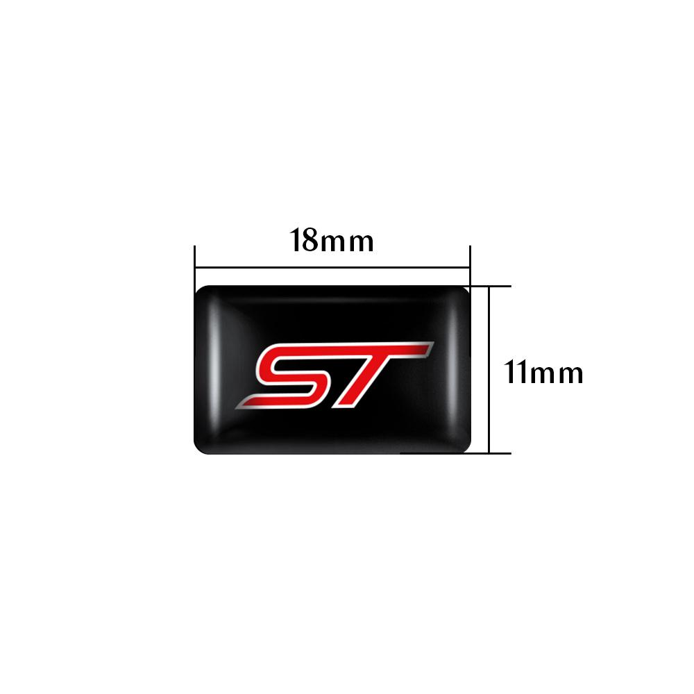 10/20/50pcs Auto Center Console Instrument Panel Steering Wheel Audio Styling Decoration Stickers For Ford Focus ST RS Focus MK2