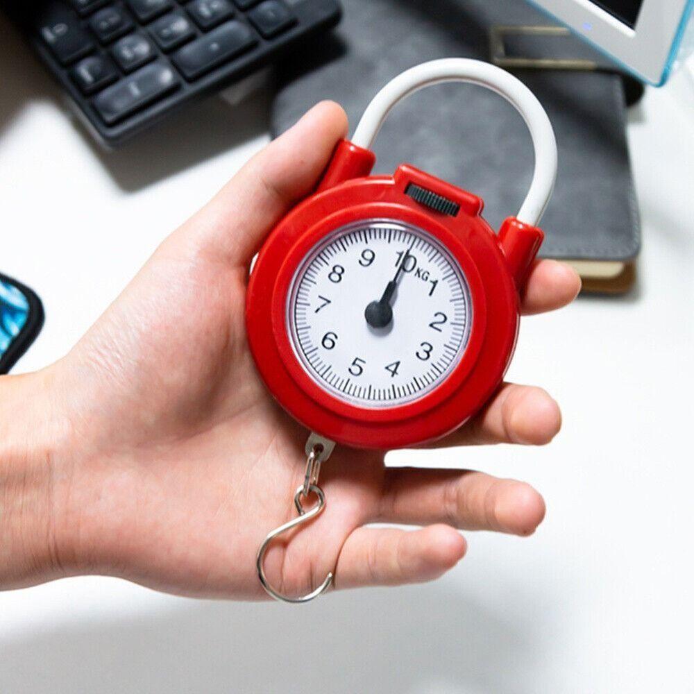 Portable Metal Hanging Scale Plastic High Precision Spring Scale with Hook Weight Scale