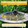 Floating Bee Ladder Garden Bee Watering Ladder Bee Insect Drinking Station Butterfly Waterer for Thirsty Pollinators Feeding Birds Baths