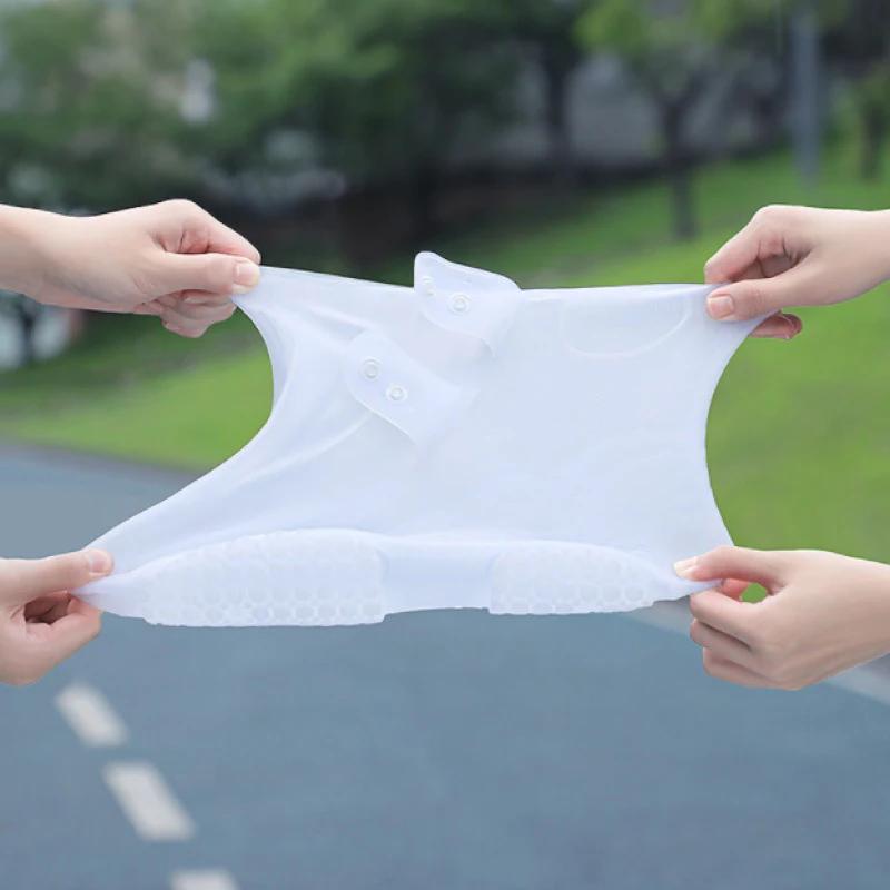 Rain Shoe Cover EU Waterproof Anti Slip Shoe Cover Rain Boots Outdoor Sports Shoes Accessories Durable Rubber Shoe Covers Reusable Boot Cover Hiking