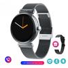 Bluetooth Звонки Умные Часы Экран Всегда Включен 1,04 Дюйма Экран Модные Женские Умные Часы Металлический Корпус Маленький Экран Часы