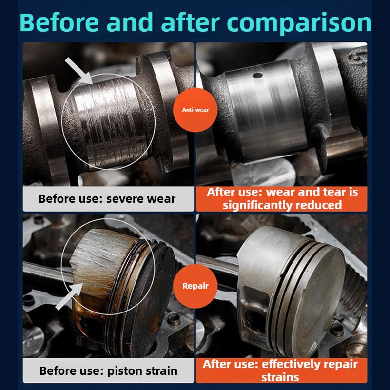 Engine anti shake,rust proof,oil repair additive, anti-wear,noise reduction and protection agent for automotive burning machines