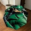1pc Green Lantern Automatic Open/Close Umbrella Compact Folding Umbrella with 8-Rib Shaft lightweight esign, for Women/Men1153A