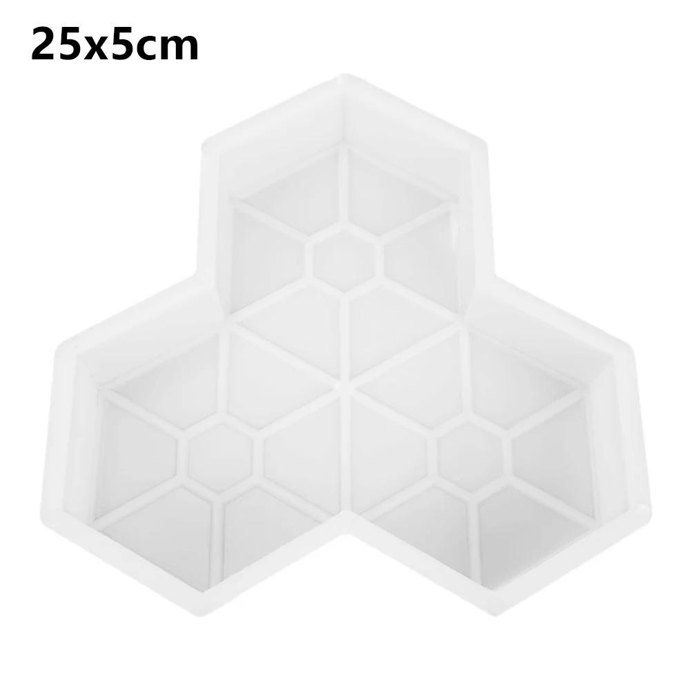 1 шт. Пластиковая садовая плитка 25x5 см Форма для изготовления бетонных дорожек Для газона Патио Двора Сада