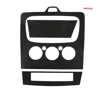 3D защитная наклейка для автомобильной консоли переменного тока из углеродного волокна для Ford Focus 2 2009 2010 2011 2012 2013