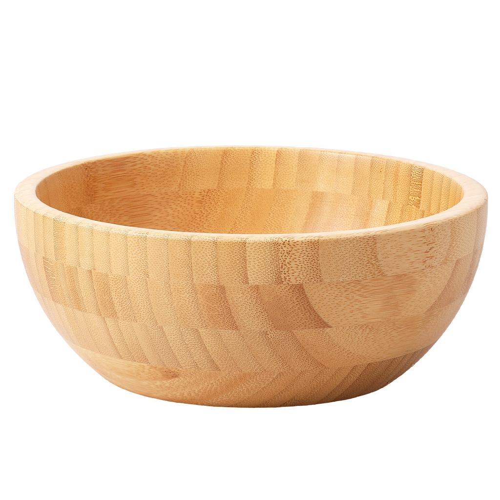 Bamboo Mixing Bowls Serving Plates Tableware Large Capacity Salad Bowl Dishes for Noodles Snacks Fruits Dessert Kitchen Supplies