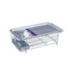 Asvel N-Pos? Slim Dish Drainer, Double-Coated, for Vertical and Horizontal Use, Silver, 5531