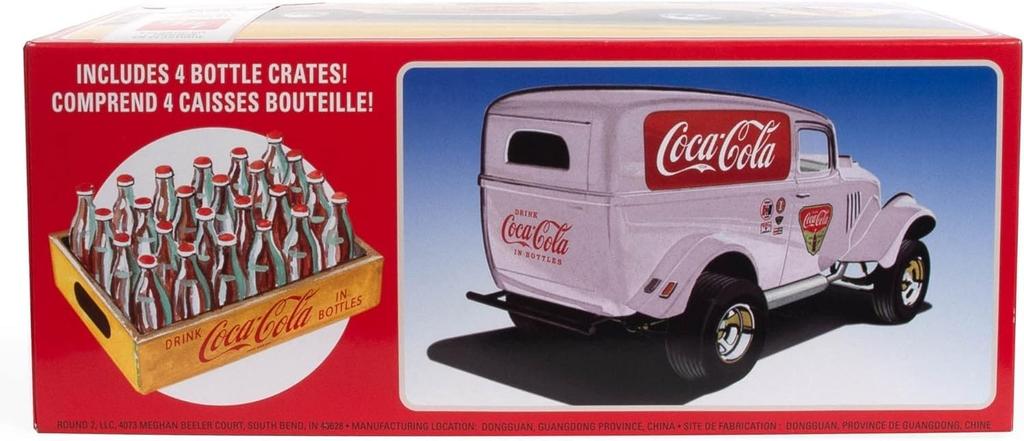 Platts AMT 1933 Willys Panel Truck Plastic Model AMT1406 1/25 Coca-Cola