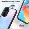 Чехол для Oppo Reno8 T 5G CPH2505 Противоударный Силиконовый TPU Бампер Прозрачная Задняя Панель Жесткий Чехол Матовый Чехол для Телефона для Oppo Reno 8T 5G CPH2505