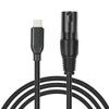 ABUO-Кабель USB C на XLR, 6,6 фута, преобразователь-адаптер XLR Male на USB C, стереокабель для усилителя, динамика, микшерной консоли и т.д.
