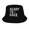 Custom Ready To Race Bucket Hat Women Unisex Fashion Summer Outdoor Sun Enduro Motocross Bitumen Bike Life Fisherman Cap