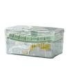 Large Capacity Ice Cube Tray 28 Grids Ice Tray with Lid Stackable Ice Cube Maker Mould  For Freezer