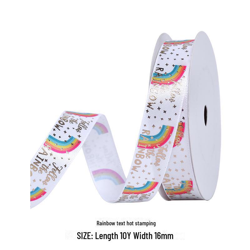 Лента для печати серии YAMA Rainbow для упаковки подарков ко Дню защиты детей