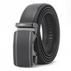 Мужской ремень из натуральной коровьей кожи, автоматическая пряжка, деловой и повседневный, второй слой коровьей кожи, мужской ремень