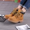 Короткие ботинки из коровьей кожи, мужские ботинки для активного отдыха, рабочие ботинки, ботинки Martin, модные женские ботинки, британские локомотивные ботинки, кожаные ботинки для пустыни