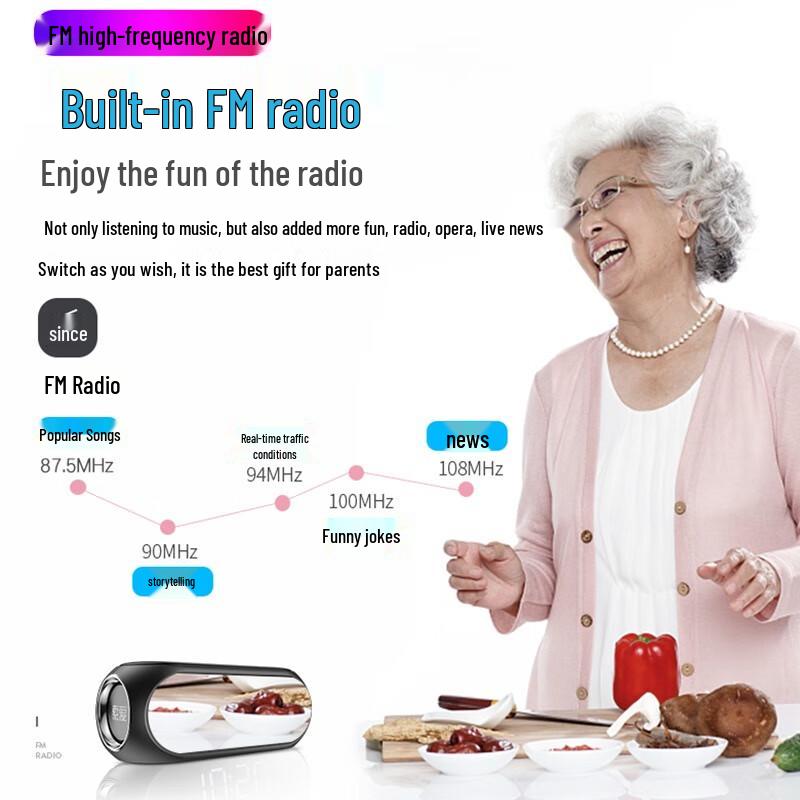 Suoai S69 Умная портативная Bluetooth-колонка Будильник Вилка CN (адаптер в комплекте)