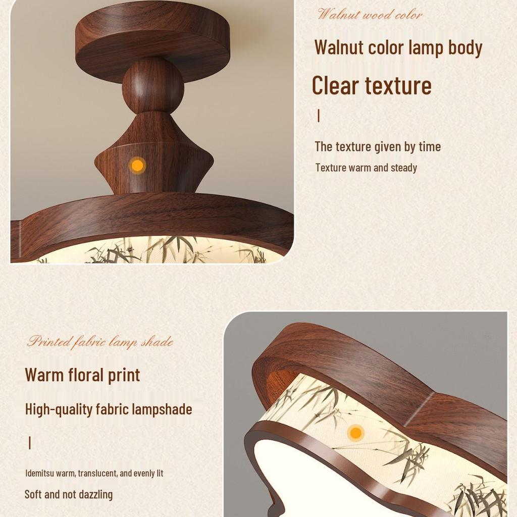 Бамбуковая ткань, люстра для столовой или спальни