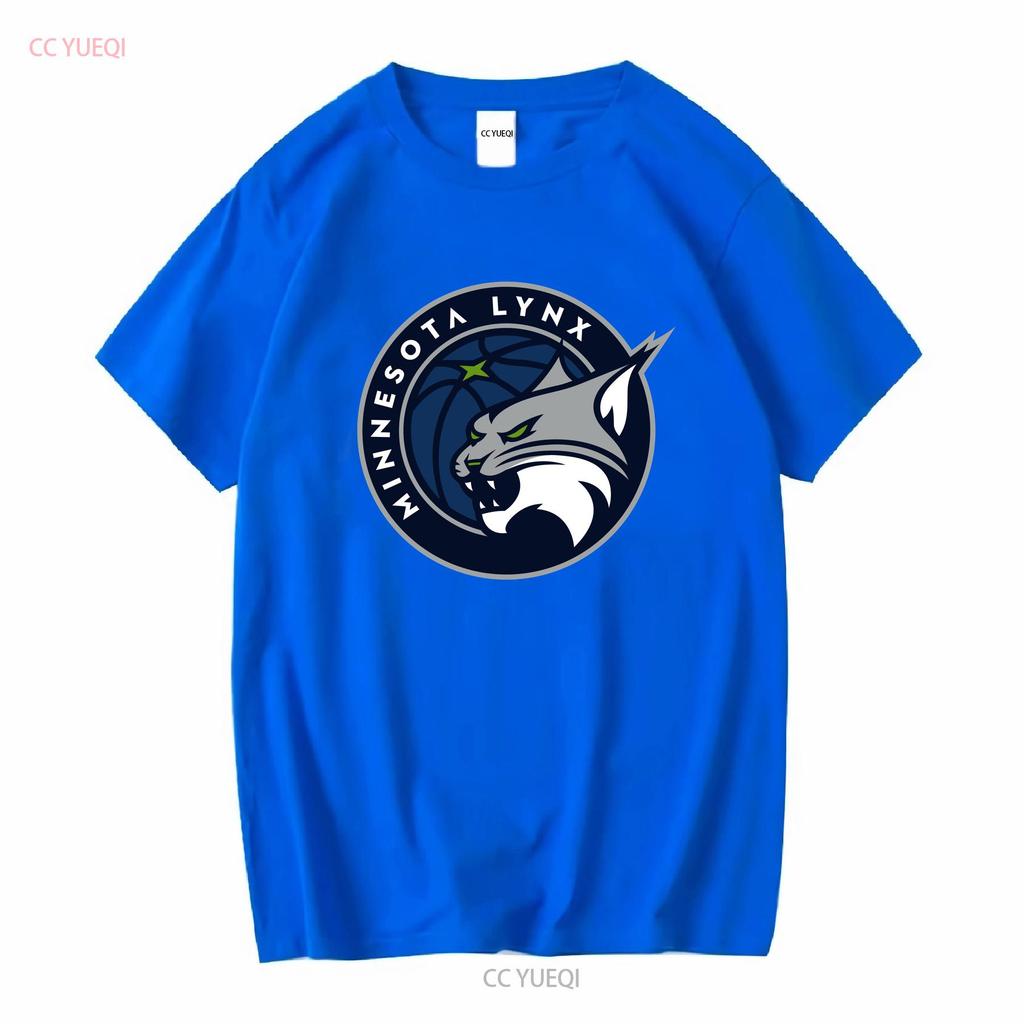 Мужская футболка WNBA Minnesota Lynx с круглым вырезом Размер M длинный или короткий рукав винтажная стираная дизайнерская одежда дышащая с принтом