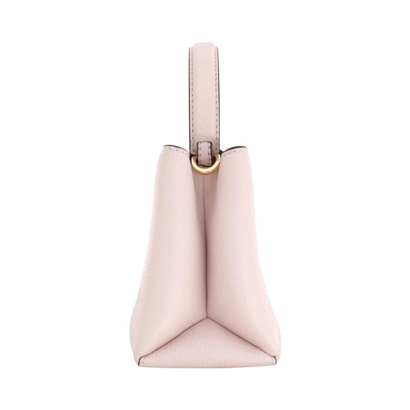 TORY BURCH Britten gold buckle leather handbag mini women's light pink 160641-651