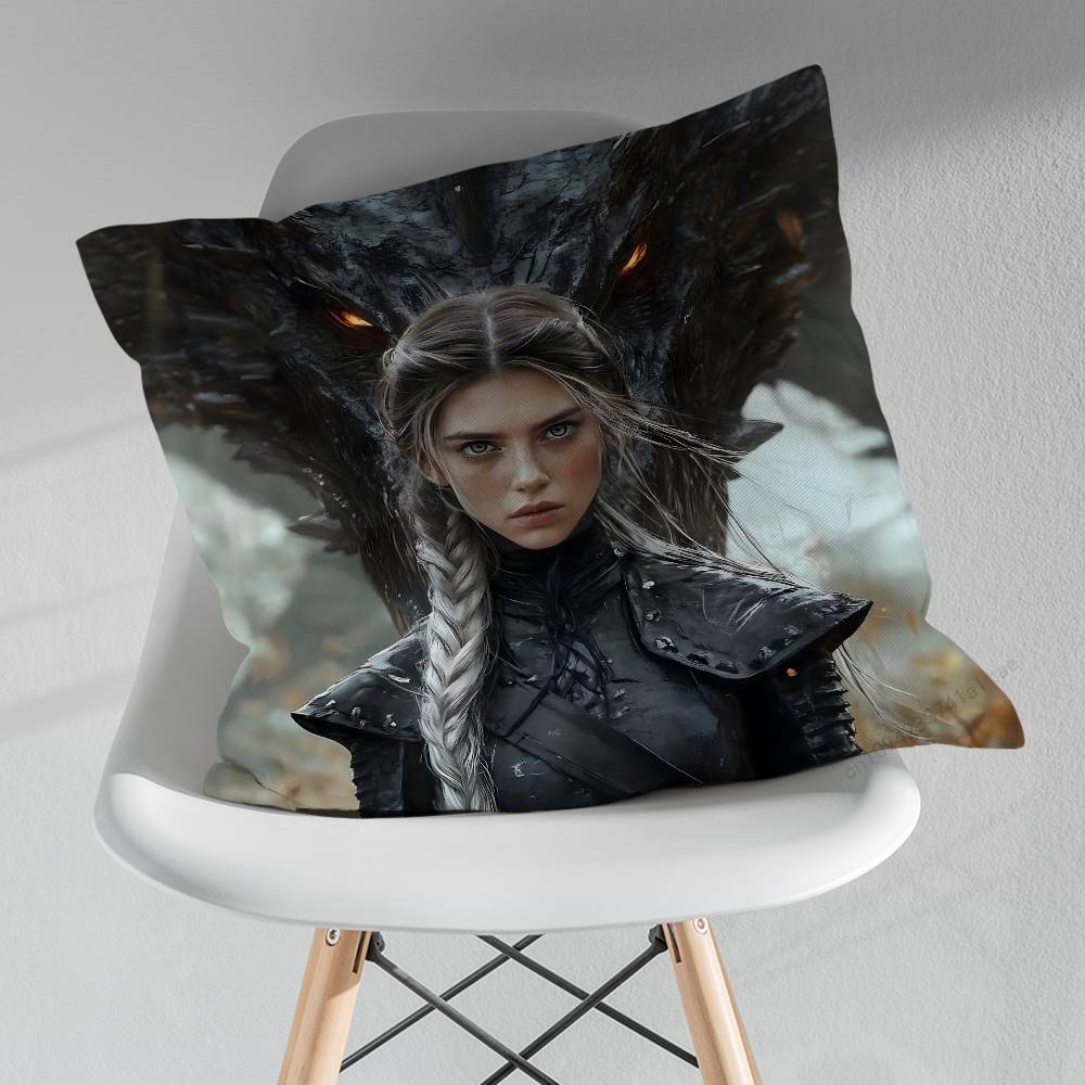 Art FFourth WWing Novel pillow over living room sofa cushion cover home decoration bedroom room bed pillow cover