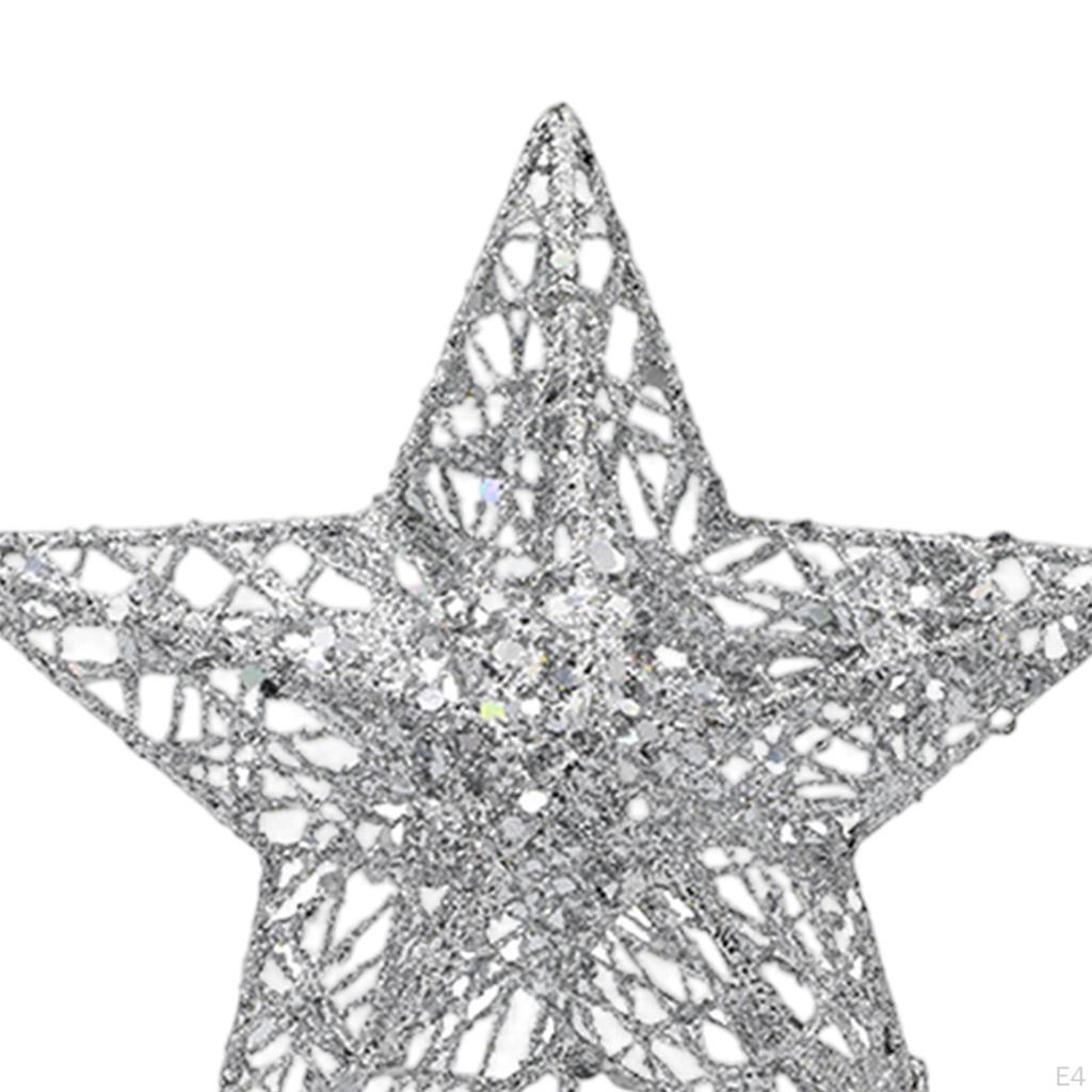 Украшения для рождественской елки Рождественский домашний декор Креативный блеск для верхушки дерева для вечеринки по случаю Нового года