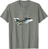 F Phantom Jet Shirt Vintage Machine Veteran Pilot Tee TShirt Short Sleeve Casual  Cotton Shift