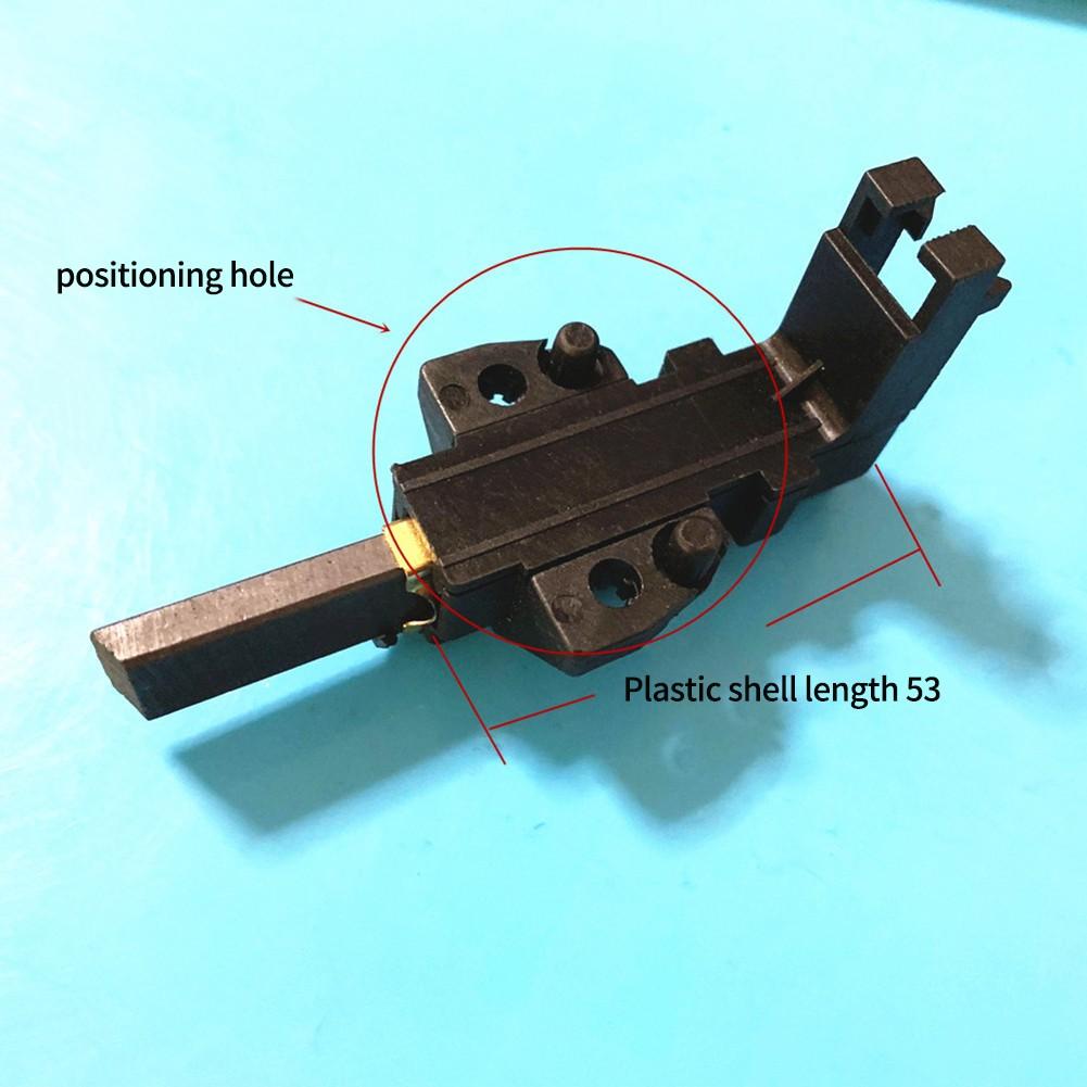 Угольные щетки двигателя Пластиковые аксессуары для стиральной машины Черные
