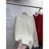 Retro Lazy Style High-end Loose Pullover Sweater Women's Autumn and Winter New Thickened Soft Waxy Knitted Sweater Top