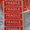20 Sheet 100pcs Fragile Handle With Care Label Sticker Warning Stickers 75*25mm