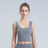 Spring and Summer New Yoga Wear Tops Sports Underwear Female Anti-shock Running Gathered Vest Beauty Back Bra Fitness
