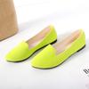 Women Flats  Colourful Suede Women Loafers Ballet Pointed Toe Flats Ladies Shoes Loafers