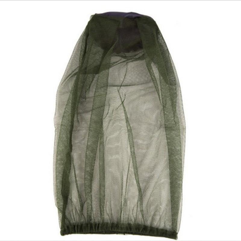 Insect Mosquito Net Mesh Face Fishing Hunting Outdoor Camping Hat Protector Cap