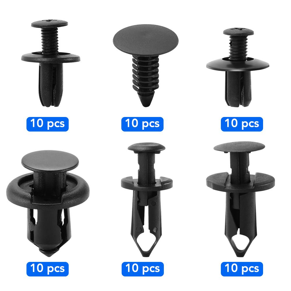 Для Mitsubishi ASX Suzuki Subaru Acura Jeep Fiat 500 Hyundai Solaris смешанный автомобильный дверной бампер, заклепки, фиксаторы для крыльев