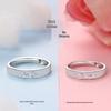 Парные кольца из стерлингового серебра с цветочным дизайном для женщин, мужские обручальные кольца, идеальный рождественский подарок для нее.