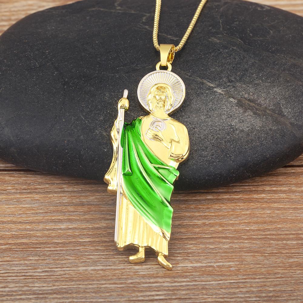 Nidin Новая Мода Религиозный Стиль Выбор Размеров S/M/L Очаровательное Подвесное Ожерелье для Женщин Цепочка-Чокер Женские Украшения Повседневный Вечерний Подарок