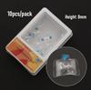 10 Pcs/ 20pcs/ 40 Pcs Dental Clear Matrix Bands Transparent Matrices Posterior Molar Composite Class Restorative 4.5/5.5/6.5/8.0 Fits Bioclear