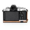 Получехол для камеры из ПУ кожи с принтом пальм для Nikon Zfc ZFC, крышка нижней части с отверстием для батареи и ремешком для руки