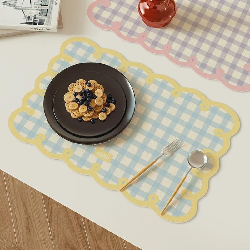 Rectangular Diatom Mud Placemat Heat Insulation Anti Skidding Dish Mat Pad Absorbent Pads Table Decoration And Accessories Mat