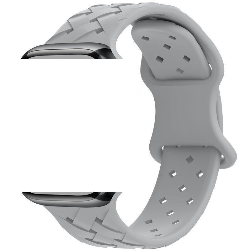 Ремешок для iWatch Band Ultra 49 мм, 44 мм, 40 мм, 45 мм, 41 мм, 38 мм, 42 мм, спортивный силиконовый тканый браслет-петля, серия IWatch 8, 7, 6, 3