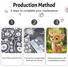Pearl painting kit Forest Deer DIY home decoration painting wall art decor beads craft set