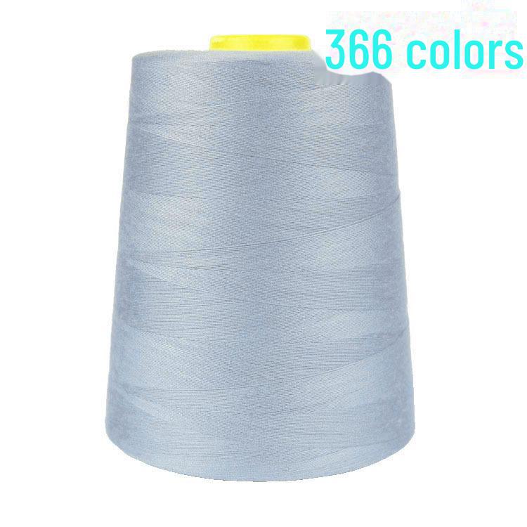402 High-Speed Polyester Sewing Thread, 8000 Yards, Black & White for Industrial Sewing Machines