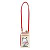 Sanrio Sanrio Pochacco Smartphone Shoulder 35th Anniversary Red Ribbon Mobile Strap Pochacco Pochacco 35th Anniversary Birthday Back Shoulder Bag Bag