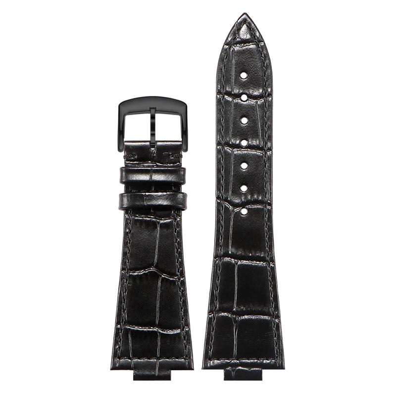 Оригинальный ремешок Tissot PRX Super Player из натуральной воловьей кожи T137407 Классический сменный ремешок 1853 для мужчин/женщин