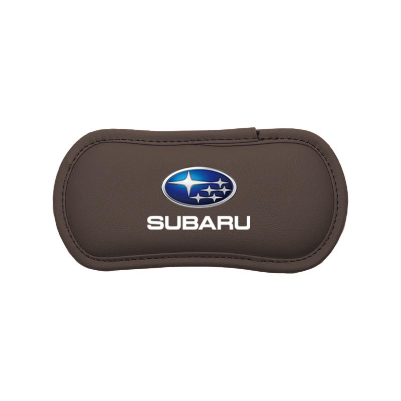 Leather Car Knee Pad Elastic Leg Cushion Armrest Pad Accessories For Subaru XV Legacy Impreza Crosstrek Forester Outback Smart wr3